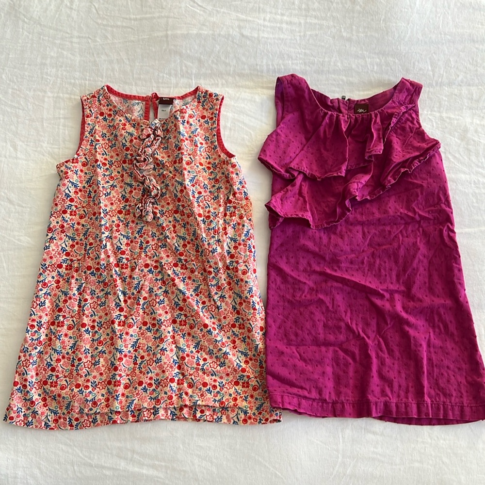 2 Tea Collection dresses 4T